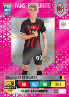 Charles De Ketelaere A.C. Milan 2023 FIFA 365 Fans' Favourite #343